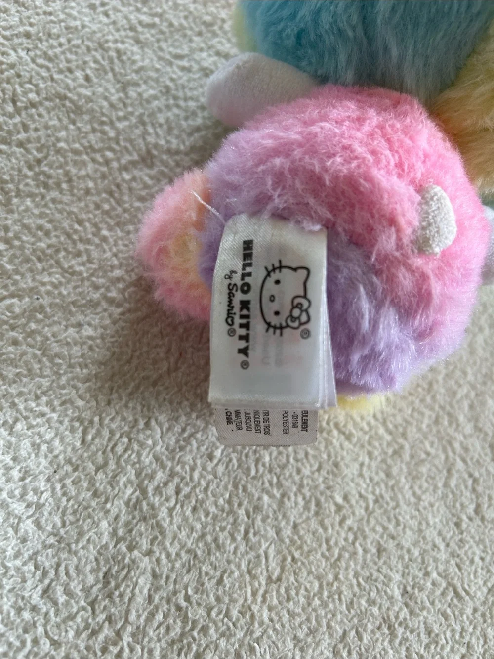Hello Kitty Pastel Plush Keychain